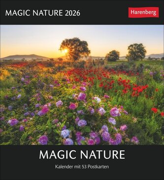 Magic Nature Postkartenkalender Kalender 2026 - Kalender mit 53 Postkarten