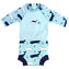 Splash About Plavky Happy Nappy UV obleček 3/4 rukáv Velryby Vel. XL (12-24 měs.)