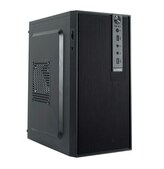 1stCOOL skříň STEP 6, micro tower, AU, USB 3.0, USB-C, CR, bez zdroje, černá