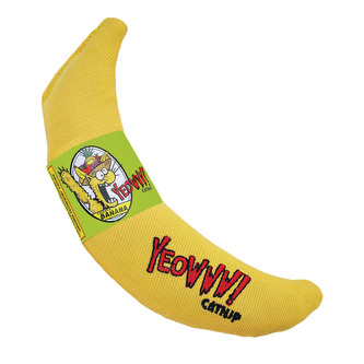 Yeowww Banán plněný bio šantou 17,5 cm