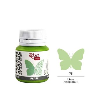 Farba akrylowa perłowa lime 75 20ml