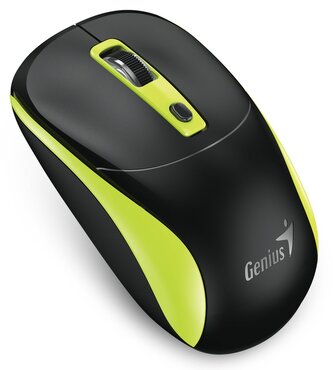 GENIUS NX-7123 BlackGreen/ 1200 dpi/ bezdrátová/ Copilot/ 4tlačítková/ černozelená