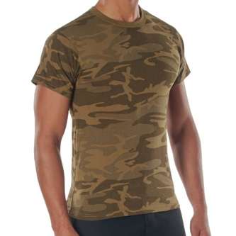 Pánské tričko Rothco, Coyote Camo, XL