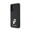 Karl Lagerfeld PU Saffiano Metal Karl and Choupette Zadní Kryt pro Samsung Galaxy A56 Black