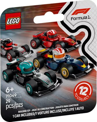 LEGO Sběratelská závodní auta F1 s překvapením 71049
