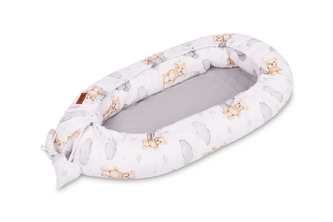 KOKON MUŚLIN TEDDY SZARY 80x45