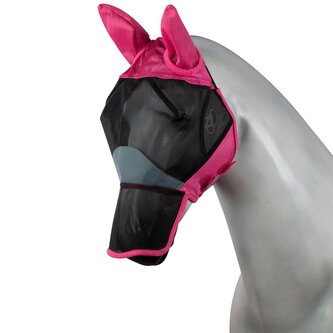 Horze Maska proti hmyzu  proti UV Eira Růžová Pony