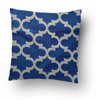 Povlak na polštářek Geometry modrý 2 - 40x40 cm (39) - zvýhodněný produkt