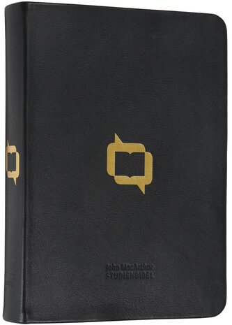MacArthur Studienbibel - Schlachter 2000 (Softcover, schwarz, edler Rotgoldschnitt)