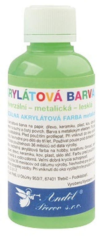 Barva na textil svítící ve tmě 50g - 7. NEON ZELENÁ