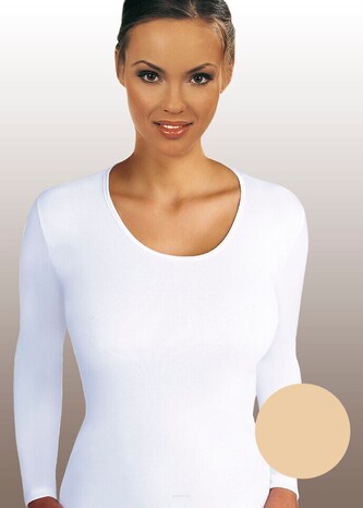 Koszulka Emili Lena kolor 2XL-4XL beżowy 3XL