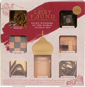 PROFESSOR PUZZLE LOST&FOUND: Hlavolam Sedm divů světa 7v1