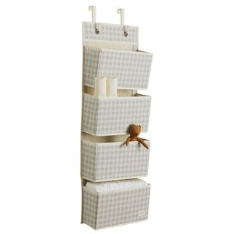 3 SPROUTS Závěsný organizér Recycled Gringham Beige