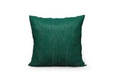 POSZEWKA 40X40CM P4040ZN ZIELONE Z SREBRNĄ NICIĄ