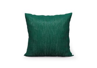 POSZEWKA 40X40CM P4040ZN ZIELONE Z SREBRNĄ NICIĄ