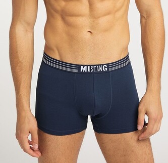 Bokserki Mustang 4046-1050 Retro M-2XL navy L