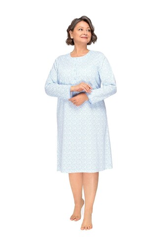 Koszula Martel Basia III 264 dł/r  M-3XL niebieski M