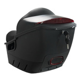 Zadní kufr se sedlem a nosičem k elektroskútru RACCEWAY® PAŘEZ, černý