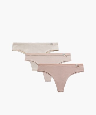 Figi Atlantic 3CLP-005 brazyliany A'3 S-XL ecru-beżowy-pudrowy XL