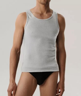 Koszulka Atlantic BMV-046 S-2XL szary melanż jasny M