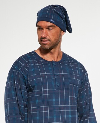 Koszula Cornette 110/20 264703 dł/r M-2XL męska granatowy S