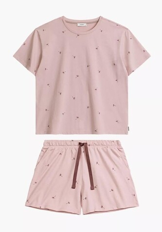 Piżama Atlantic NLP-491 kr/r S-2XL różowy XL