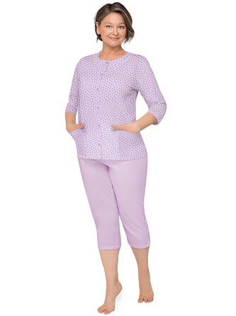 Piżama Martel Maria II 201 3/4 M-2XL damska rozpinana wrzosowy XXL