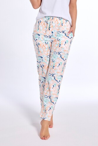 Spodnie piżamowe Cornette 690/43 S-2XL damskie biały S