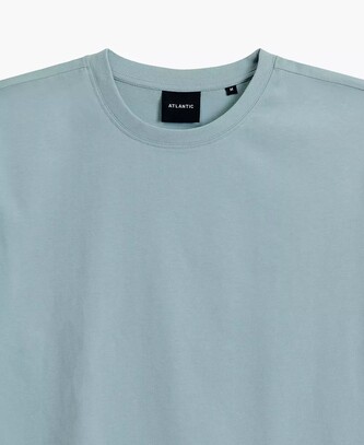 Koszulka Atlantic NMT-033 T-Shirt S-2XL niebieski L