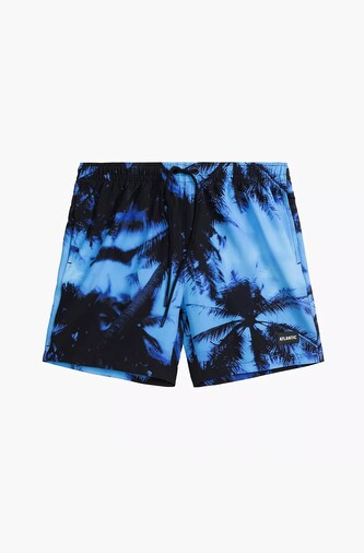 Szorty kąpielowe Atlantic KMB-227 M-2XL niebieski-czarny L