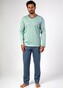 Piżama Regina 468 dł/r 2XL-3XL Z24/25 męska zielony XXL
