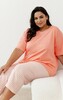 Piżama Taro Eloise 3376 kr/r 4XL-6XL W25 damska pomarańczowy 4XL