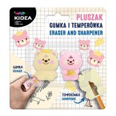 Gumka i temperówka Pluszak KIDEA