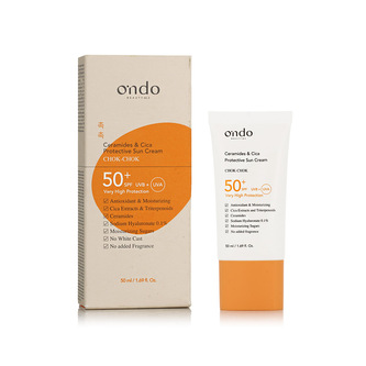 Ondo Beauty 36.5 CHOK-CHOK Ceramides & Cica Protective Sun Cream SPF 50+ 50 ml