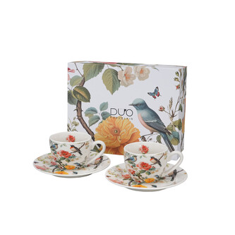 2 filiżanki espresso ze spodkami APRIL