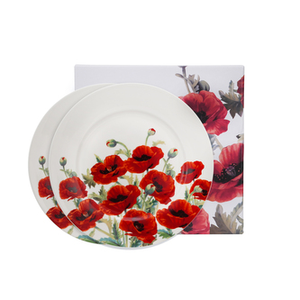 Komplet 2 talerze deserowe CLASSIC POPPIES Komplet 2 talerze deserowe CLASSIC POPPIES