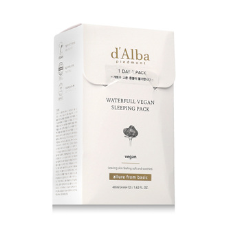 d'Alba Waterfull Vegan Sleeping Pack 12 x 4 ml d'Alba Waterfull Vegan Sleeping Pack 12 x 4 ml