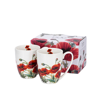 2 kubki classic CLASSIC POPPIES