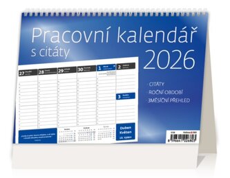Pracovní kalendář s citáty