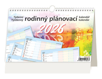 Kalendář Týdenní rodinný plánovací kalendář Kalendář Týdenní rodinný plánovací kalendář