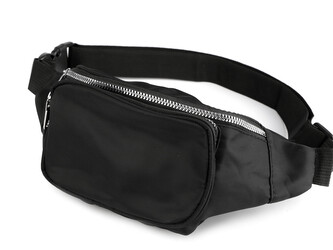 Ledvinka 3 zipová se zadní kapsičkou - 1 ks - 1 černá