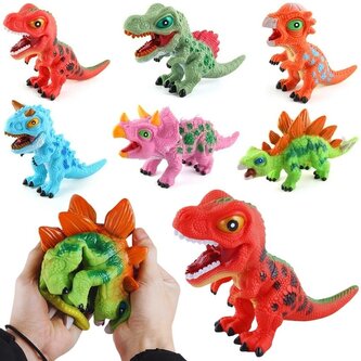 Dinozaury gumowe MIX