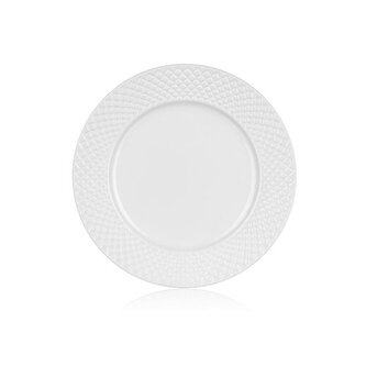 Dez.talíře Banquet Diam.Line-bílé,20,2 cm,sada 6ks