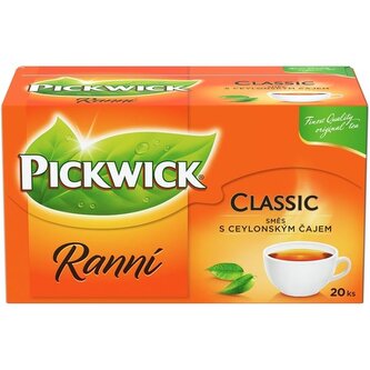 Černý čaj Pickwick - Ranní, 20 x1,75g