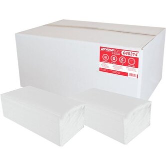 Skládané papírové ručníky PrimaSOFT-2vrstvé,3000ks