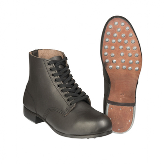 Německé šněrovací boty Schnürschuhe - černé, 43