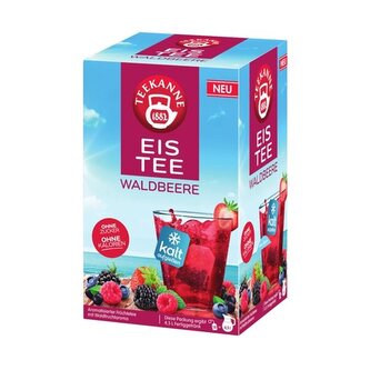 Ovocný čaj Teekanne Eistee - Waldbeere, 18x  2,5 g