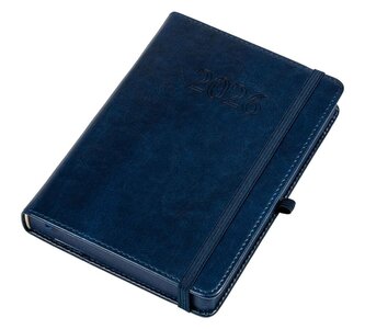 Kalendarz 2026 B6 dzienny Jazz granatowy