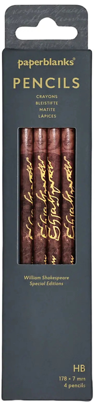 Ołówek Special Editions William Shakespeare op. 4szt, Paperblanks