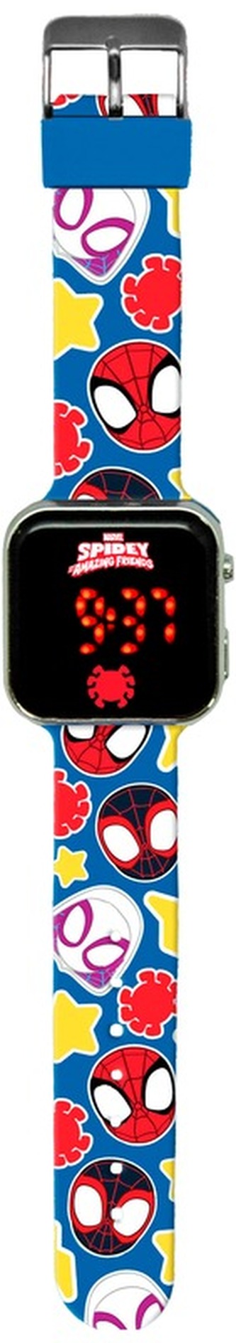 Zegarek LED z kalendarzem Spidey, Kids